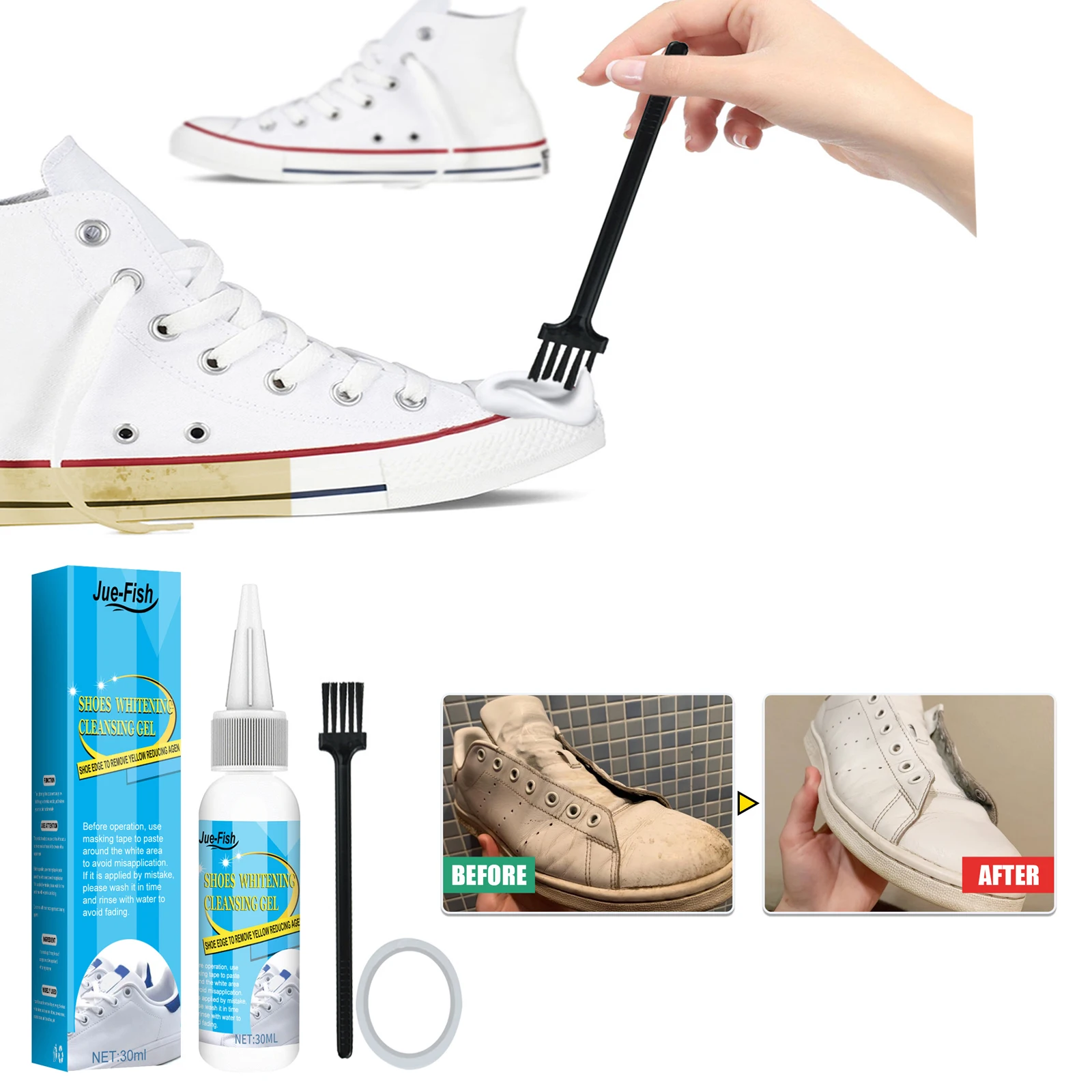Białe buty żel oczyszczający p – Sneaker Cleaner recenzja i cena